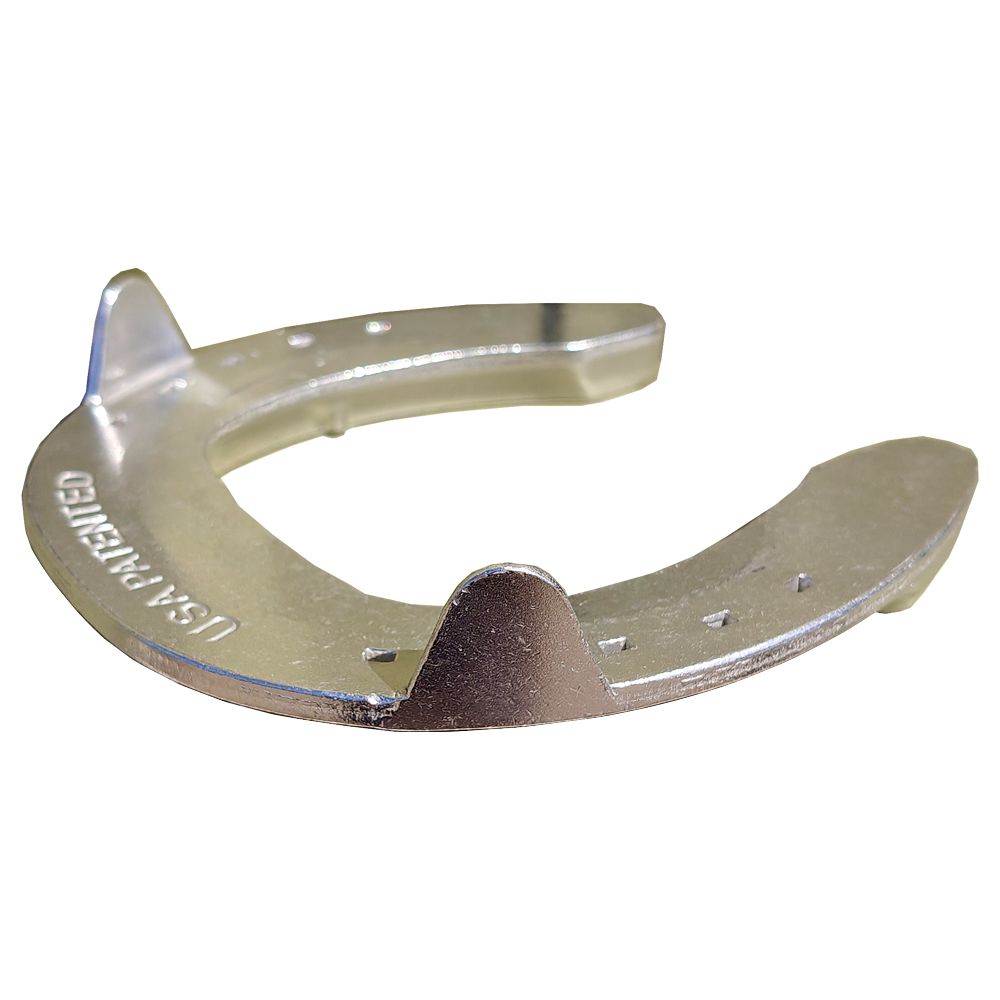 Aluminium Performance Leverage Reduction (PLR) horseshoes from EDSS are the next generation in aluminium performance footwear for horses. The optimized reduction of leverage offered by PLR horseshoes, is proving to not only be a superior tool for treating lameness, but also for preventing lameness and improving performance.